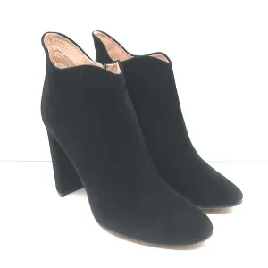 Bottes chevilles Chloe en daim noir Taille 41 Bottines à talon haut