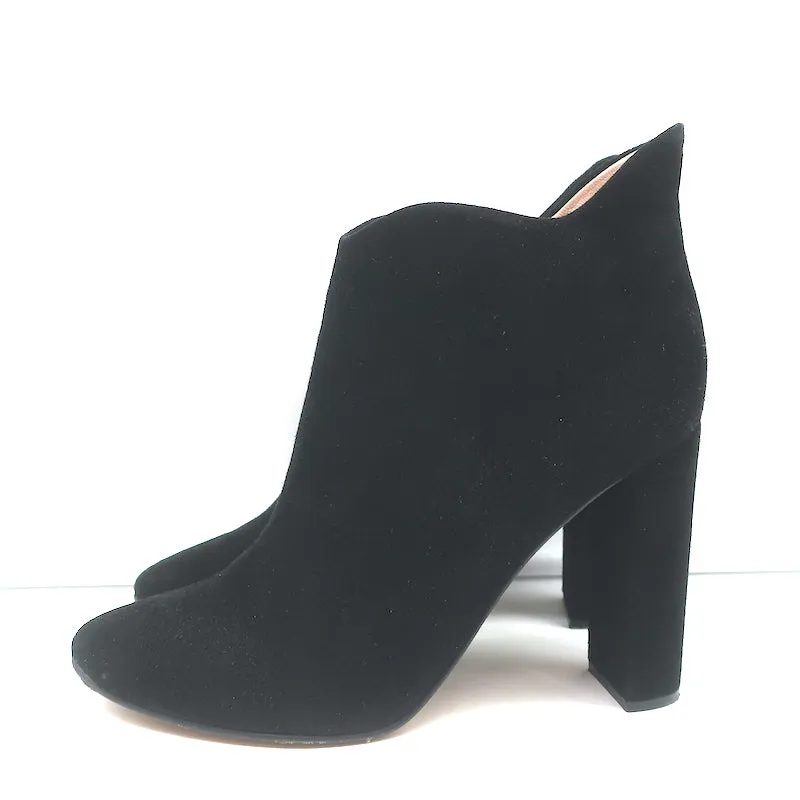 Bottes chevilles Chloe en daim noir Taille 41 Bottines à talon haut