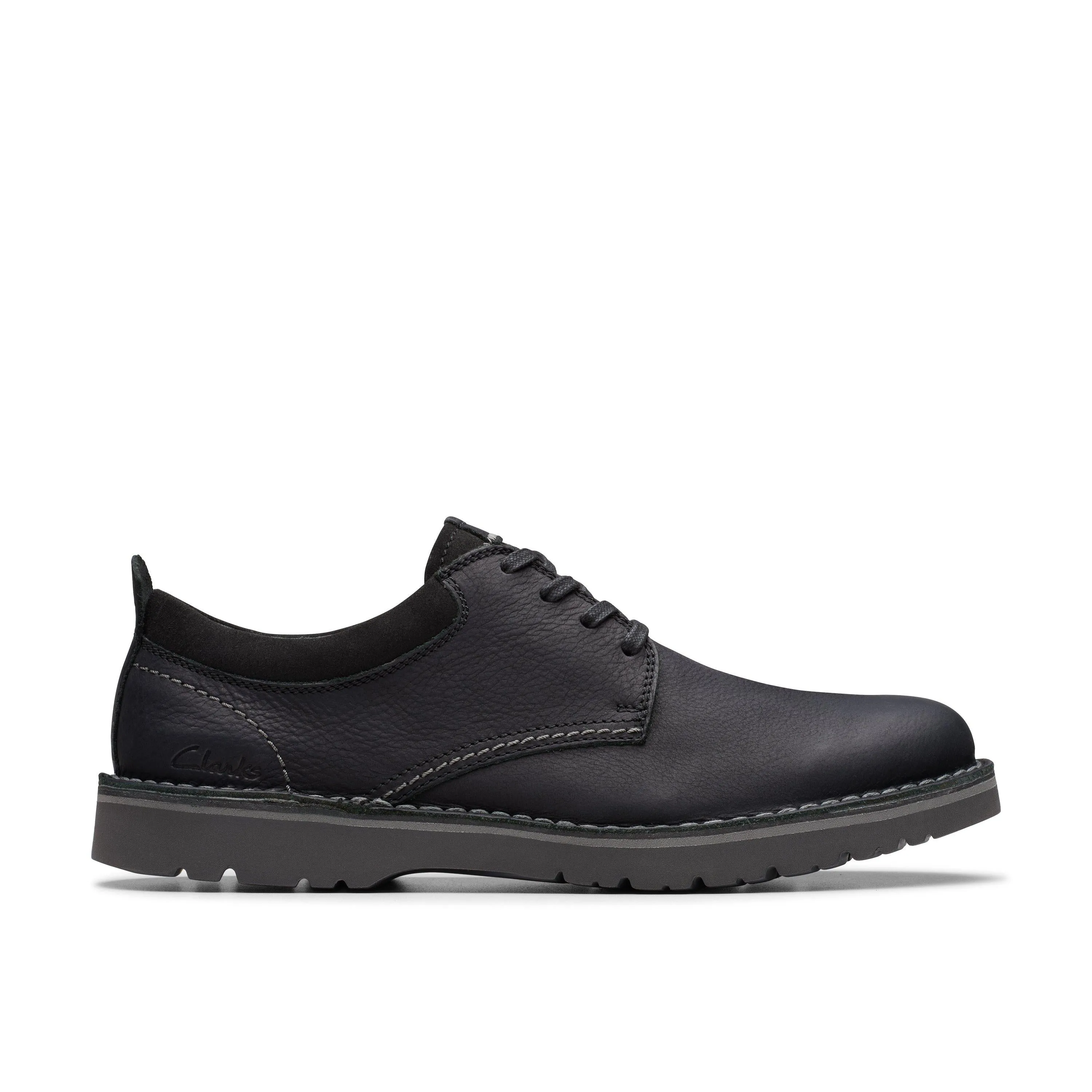 Clarks Eastridge Low en cuir noir