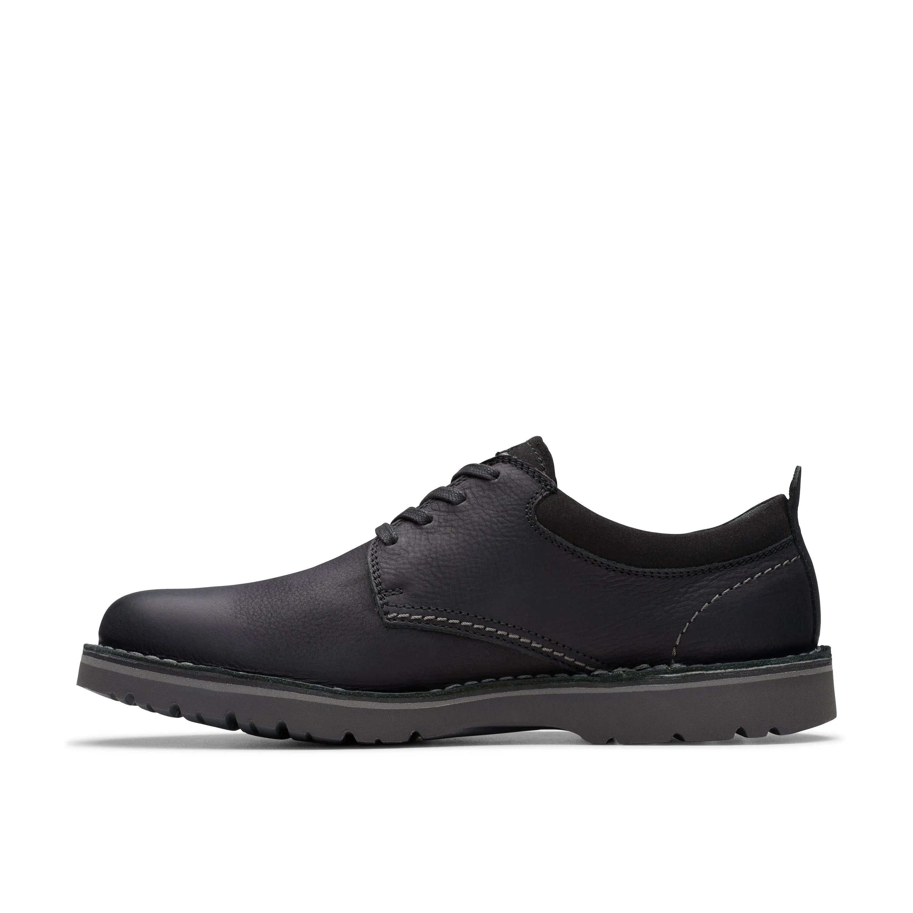 Clarks Eastridge Low en cuir noir