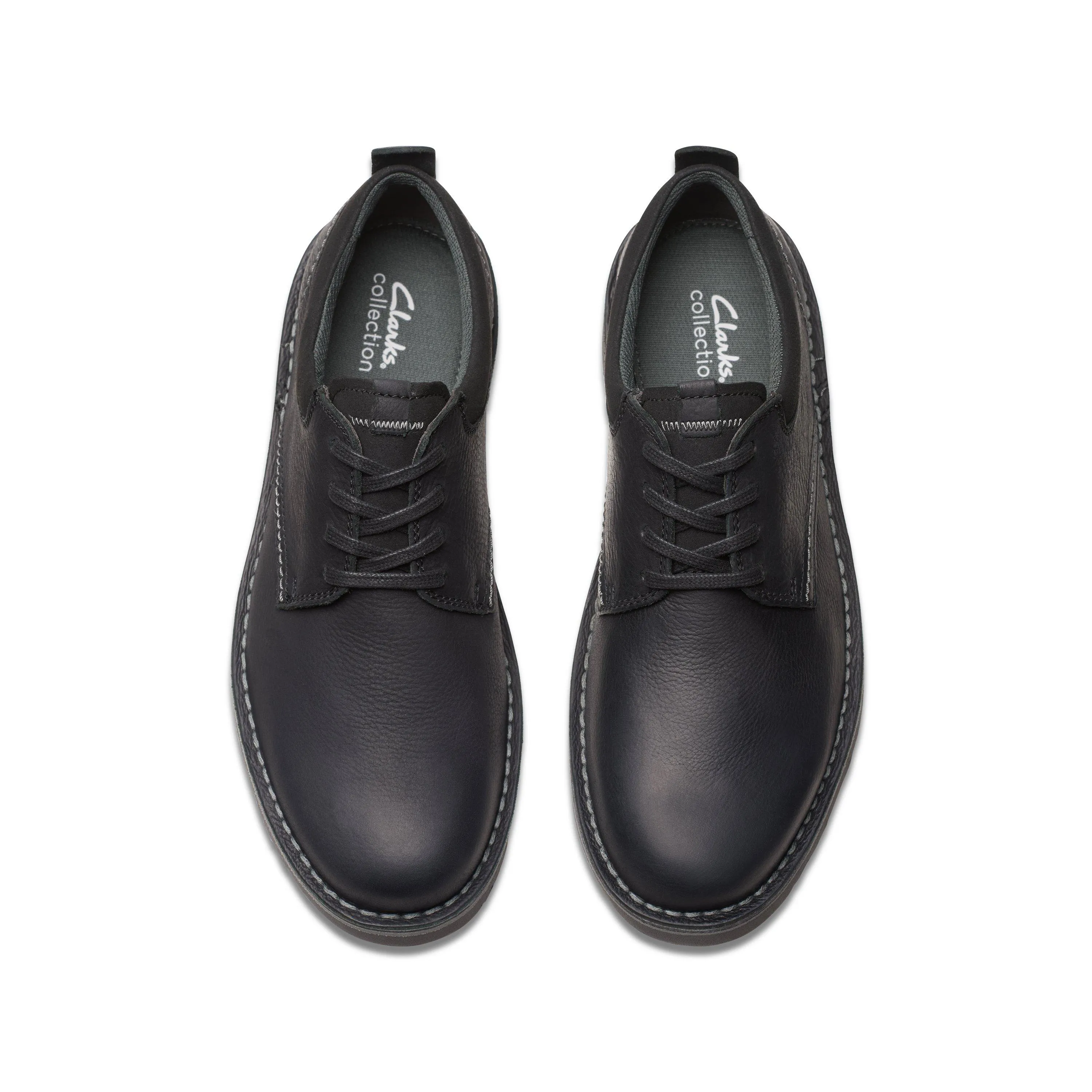 Clarks Eastridge Low en cuir noir