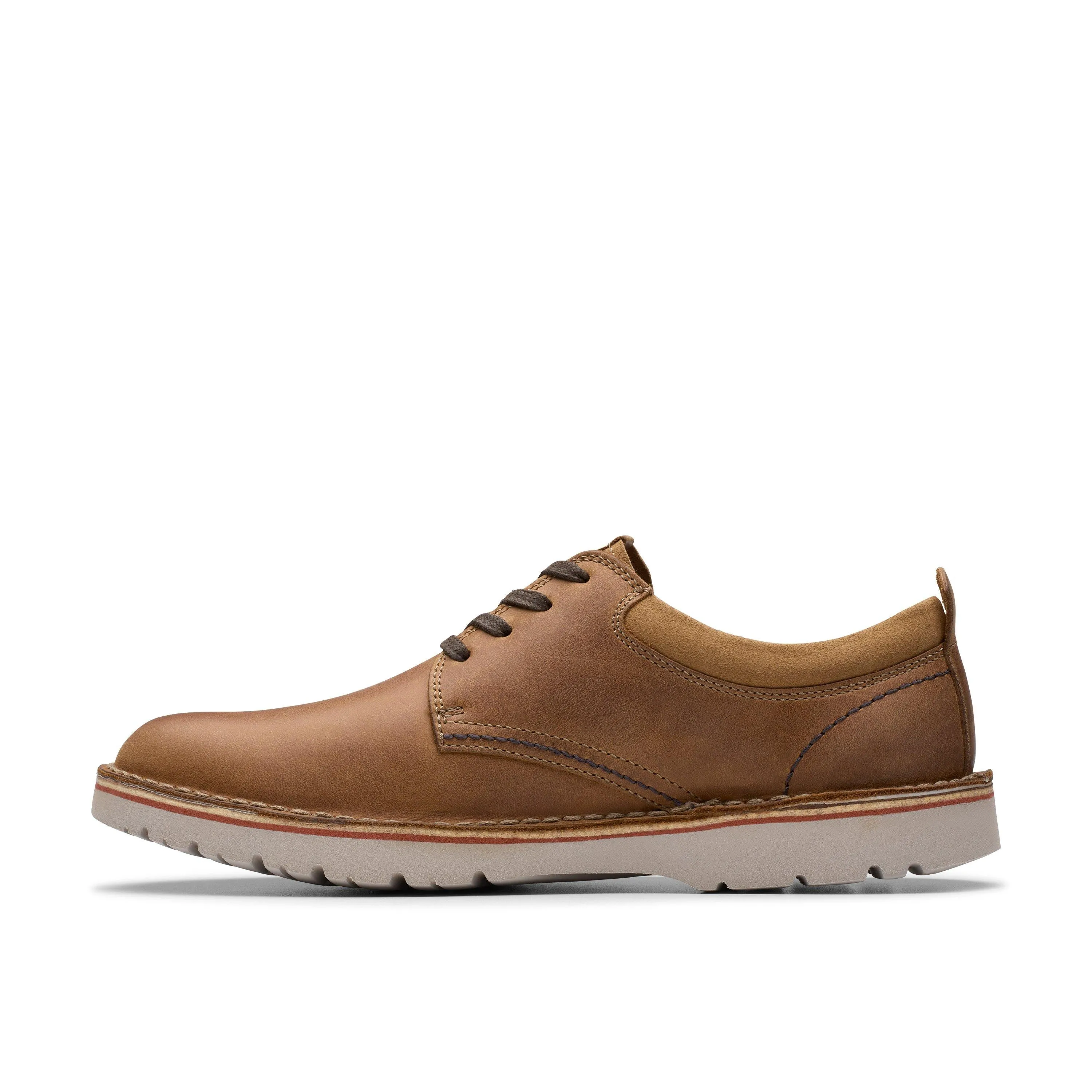 Clarks Eastridge Bas en Cuir Marron