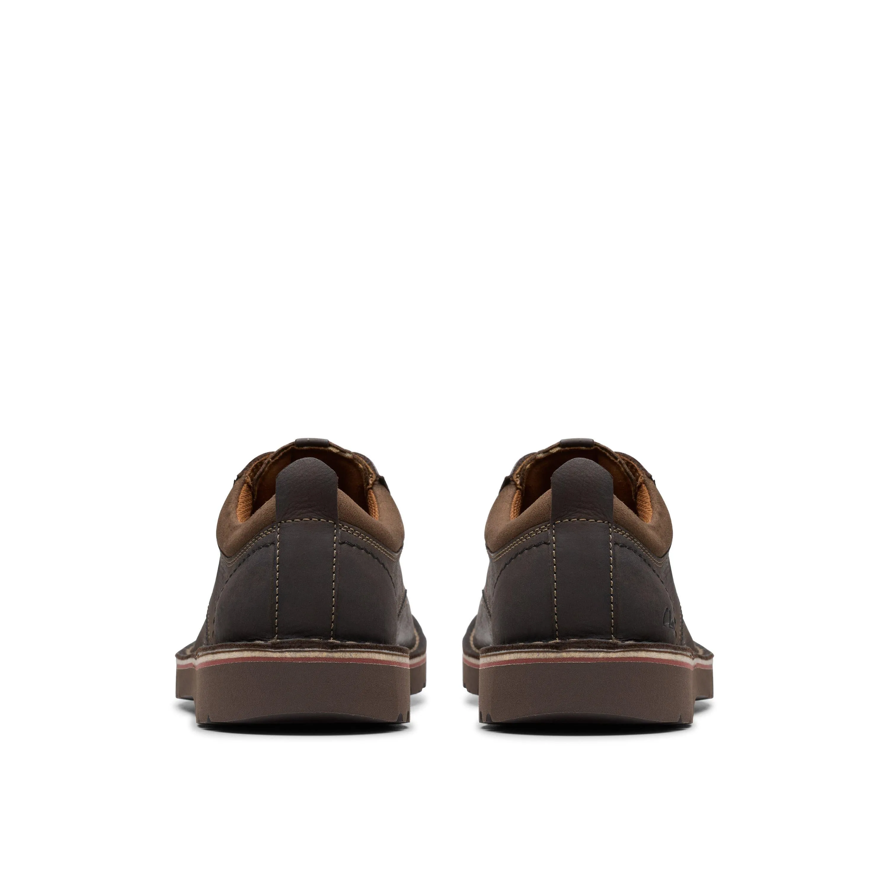 Clarks Eastridge Bas en Cuir Marron