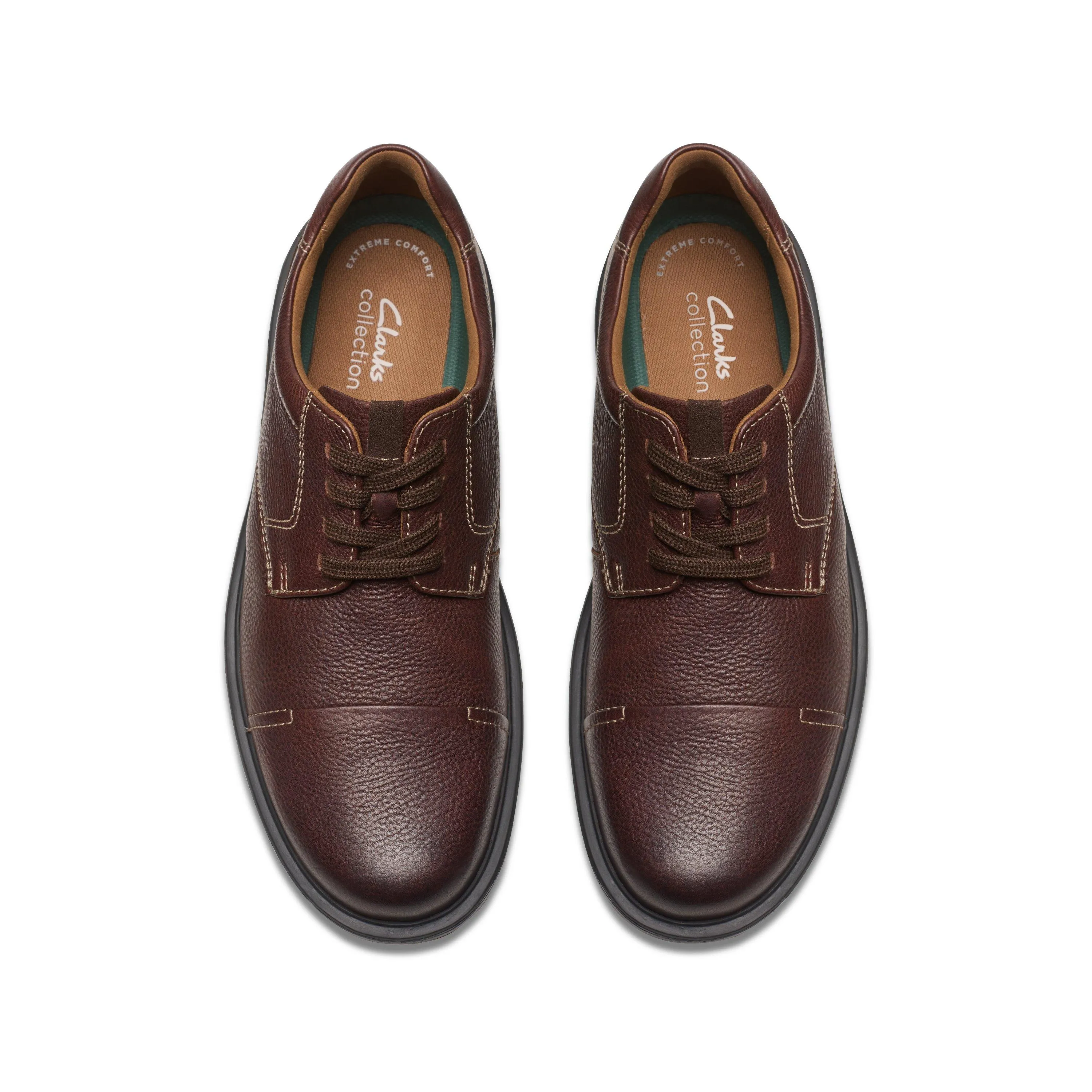 Casquette Clarks Gessler en Cuir Marron