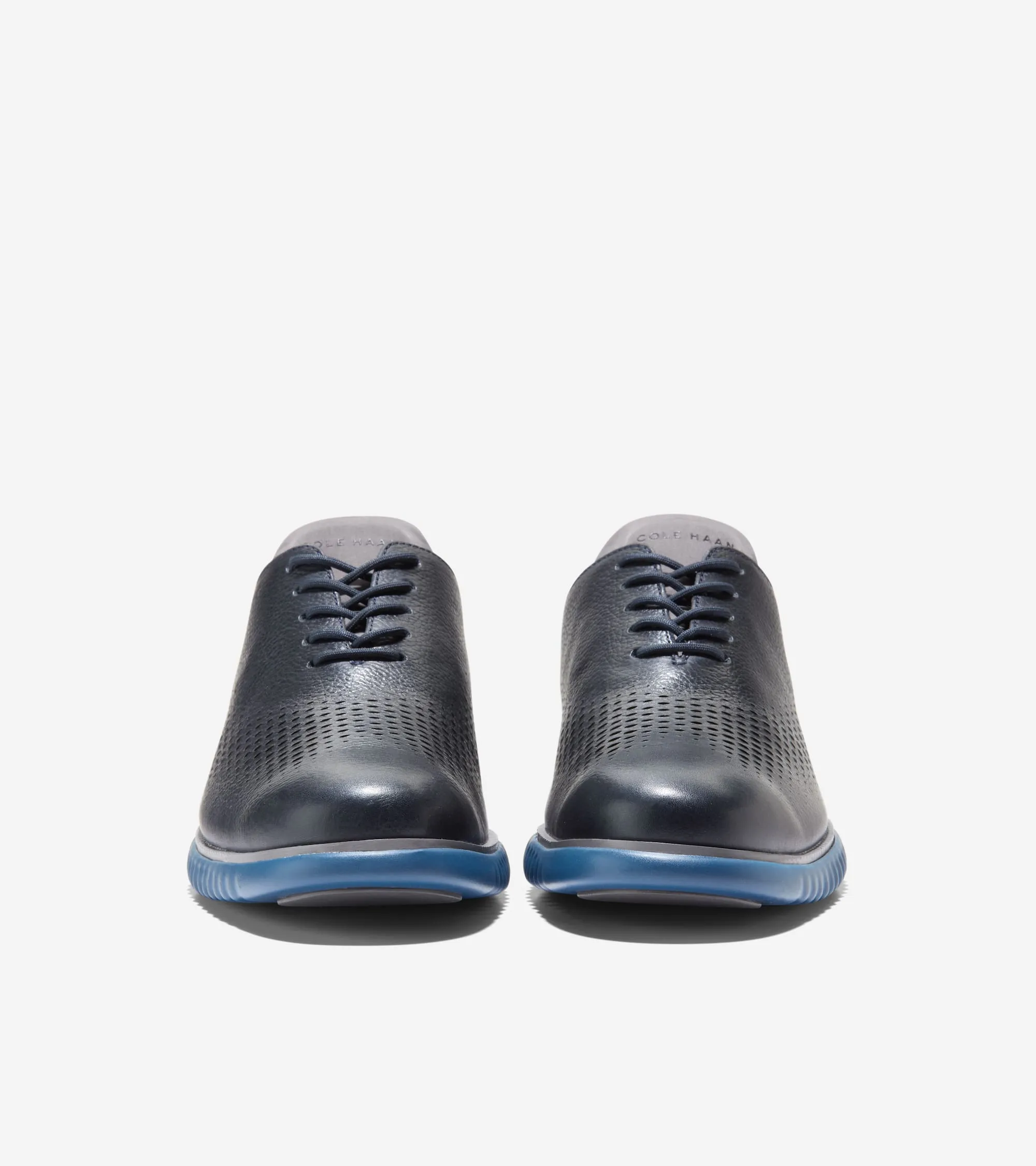 Cole Haan Chaussures Homme 2.ZEROGRAND Oxford à Bout Effilé Doublé avec Motif Aile Laser