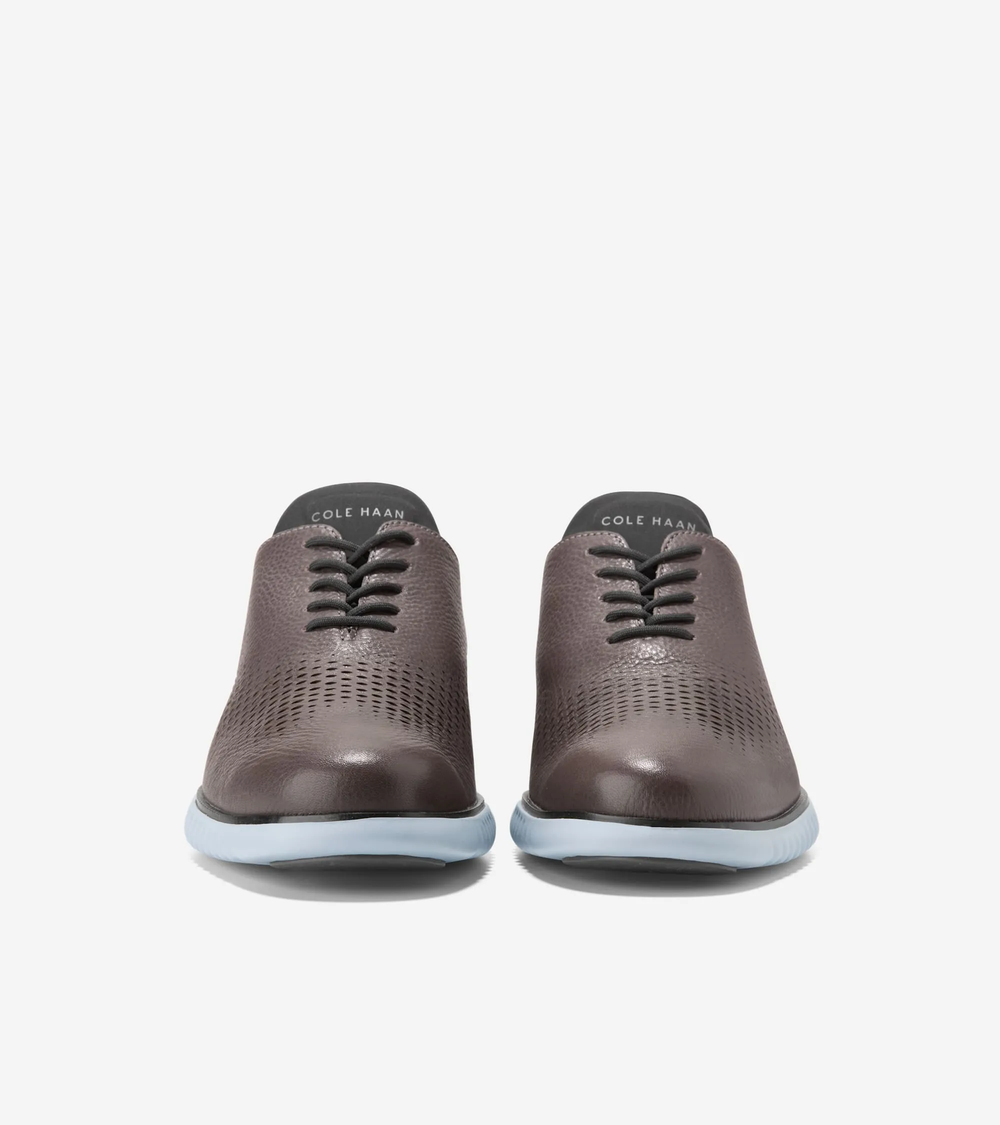 Cole Haan Chaussures Homme 2.ZEROGRAND Oxford à Bout Effilé Doublé avec Motif Aile Laser