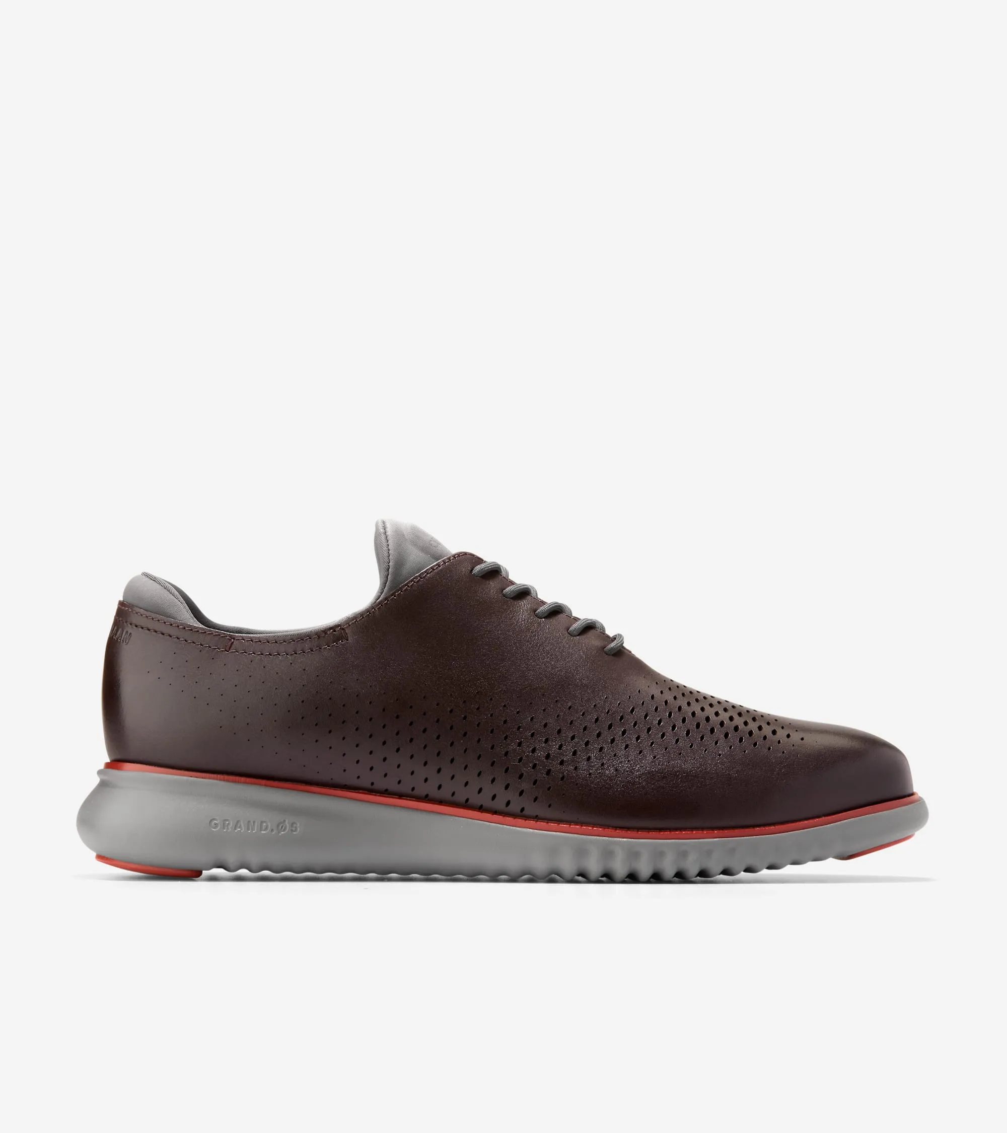 Cole Haan Chaussures Homme 2.ZEROGRAND Oxford à Bout Effilé Doublé avec Motif Aile Laser