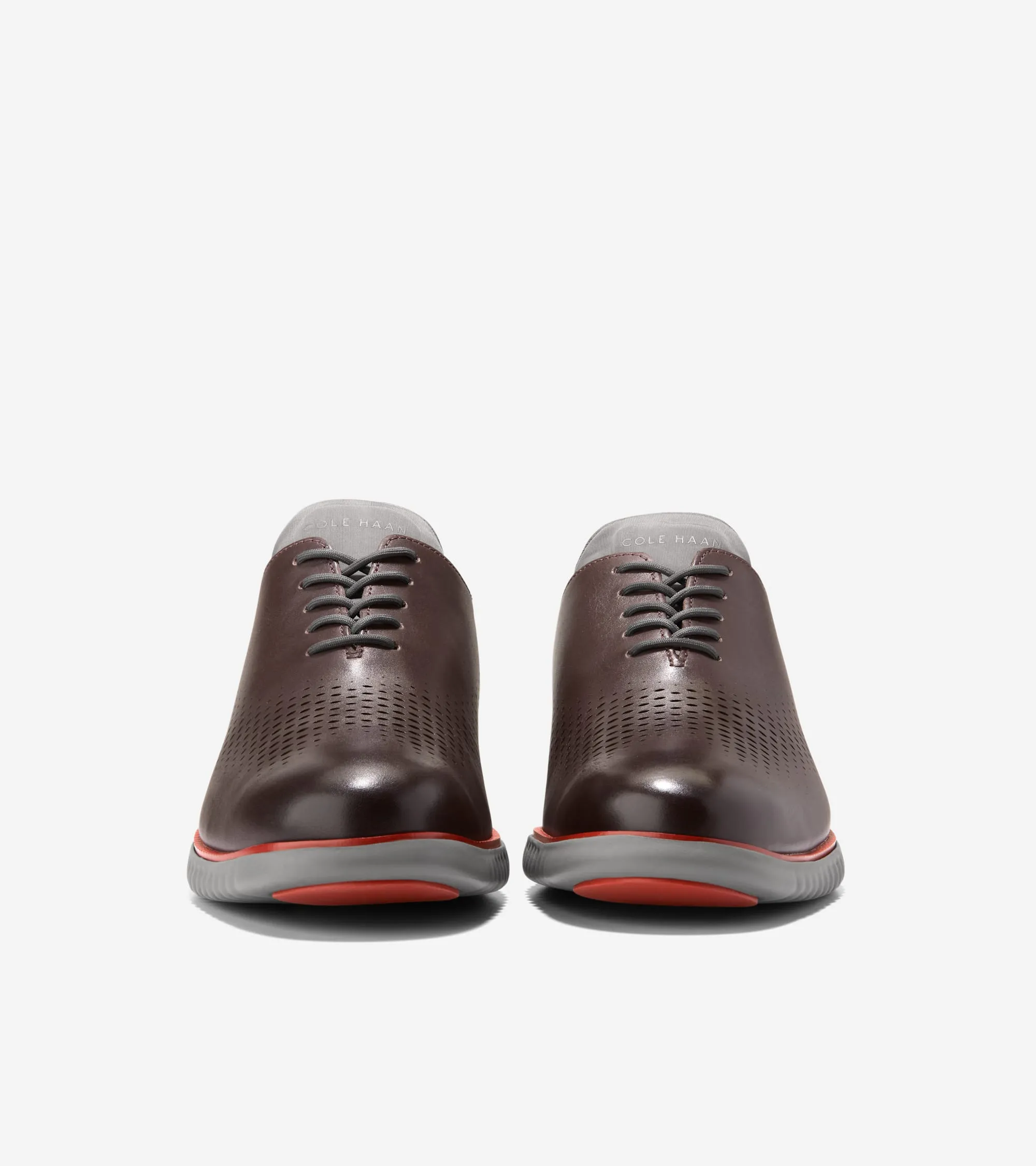 Cole Haan Chaussures Homme 2.ZEROGRAND Oxford à Bout Effilé Doublé avec Motif Aile Laser