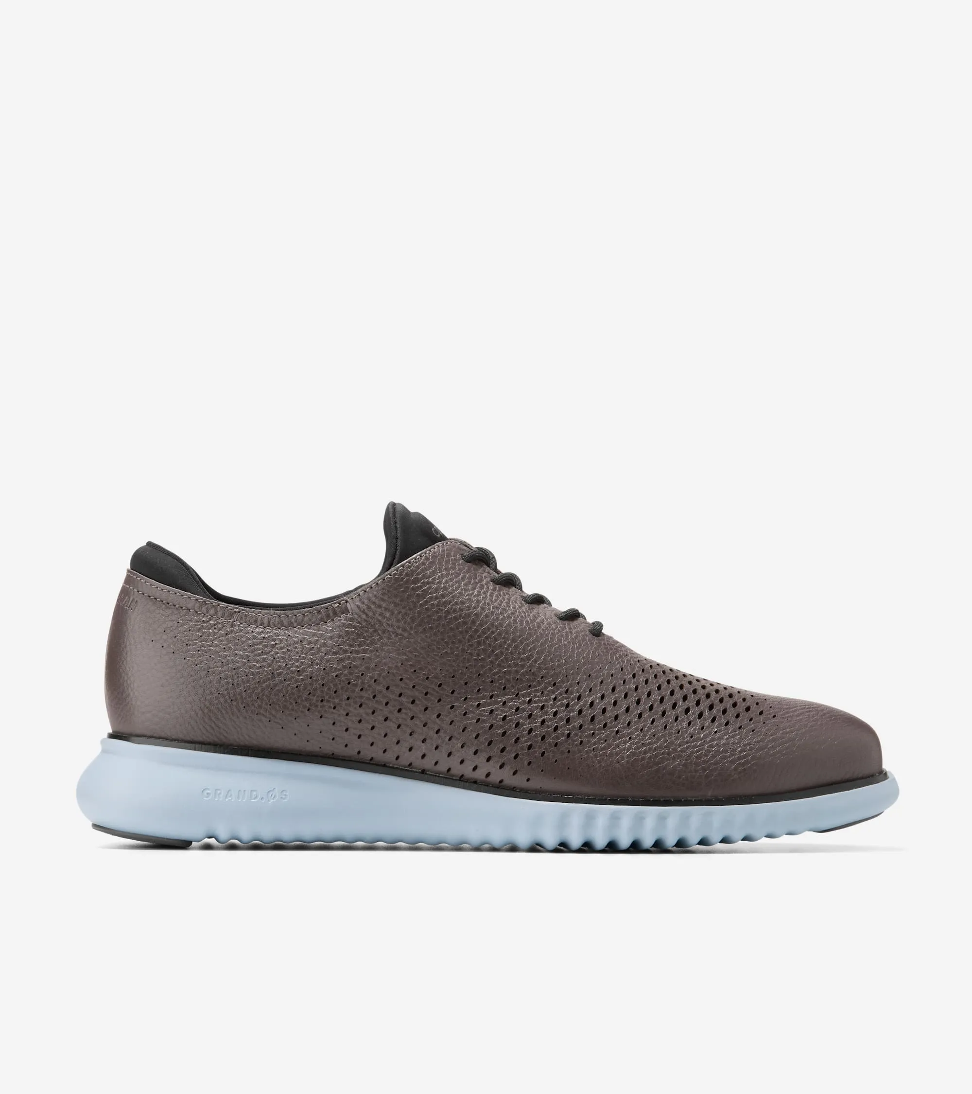 Cole Haan Chaussures Homme 2.ZEROGRAND Oxford à Bout Effilé Doublé avec Motif Aile Laser