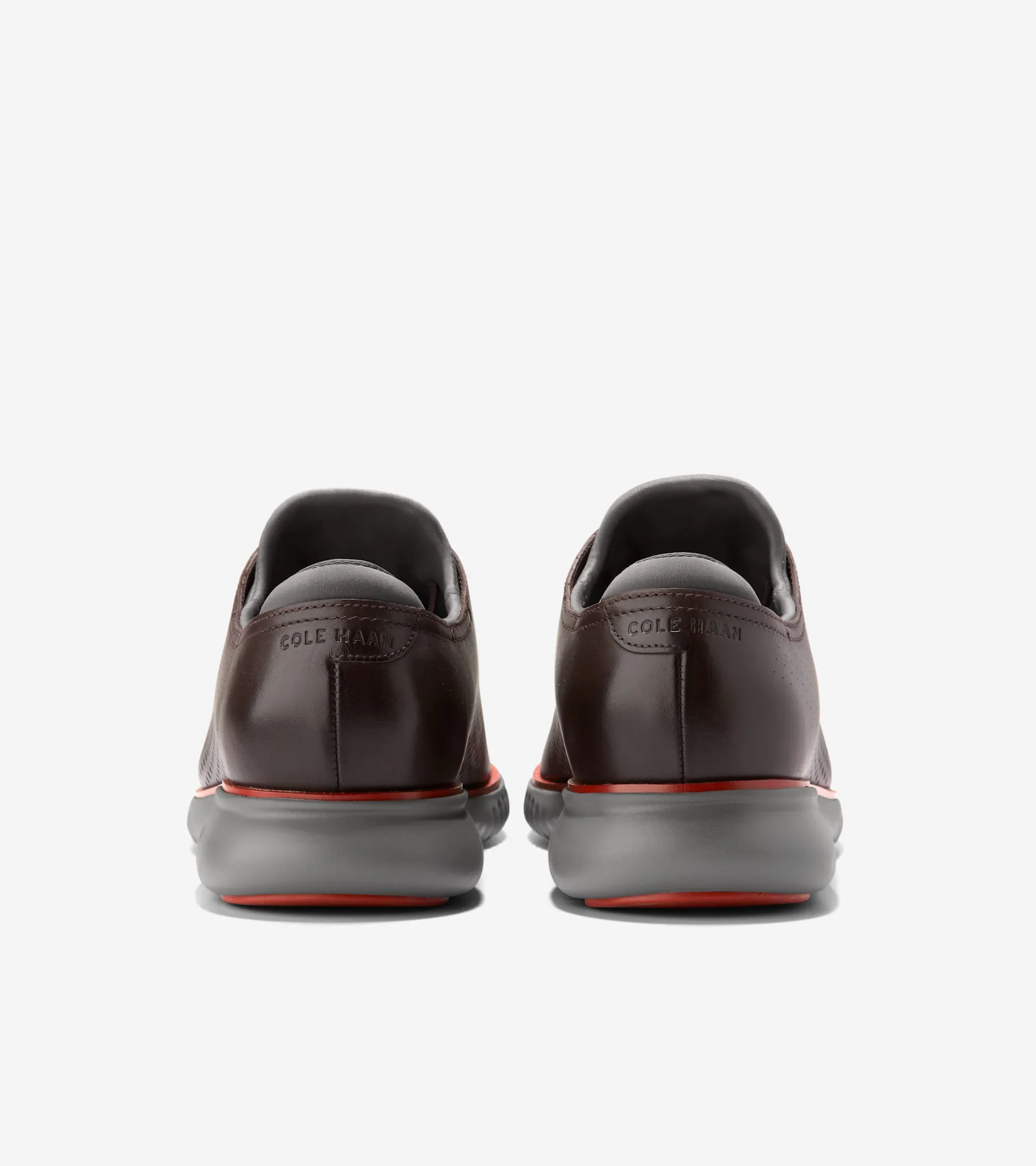 Cole Haan Chaussures Homme 2.ZEROGRAND Oxford à Bout Effilé Doublé avec Motif Aile Laser