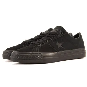 Cons - Chaussures Converse One Star Pro OX (Noir/Noir/Vert Sève)