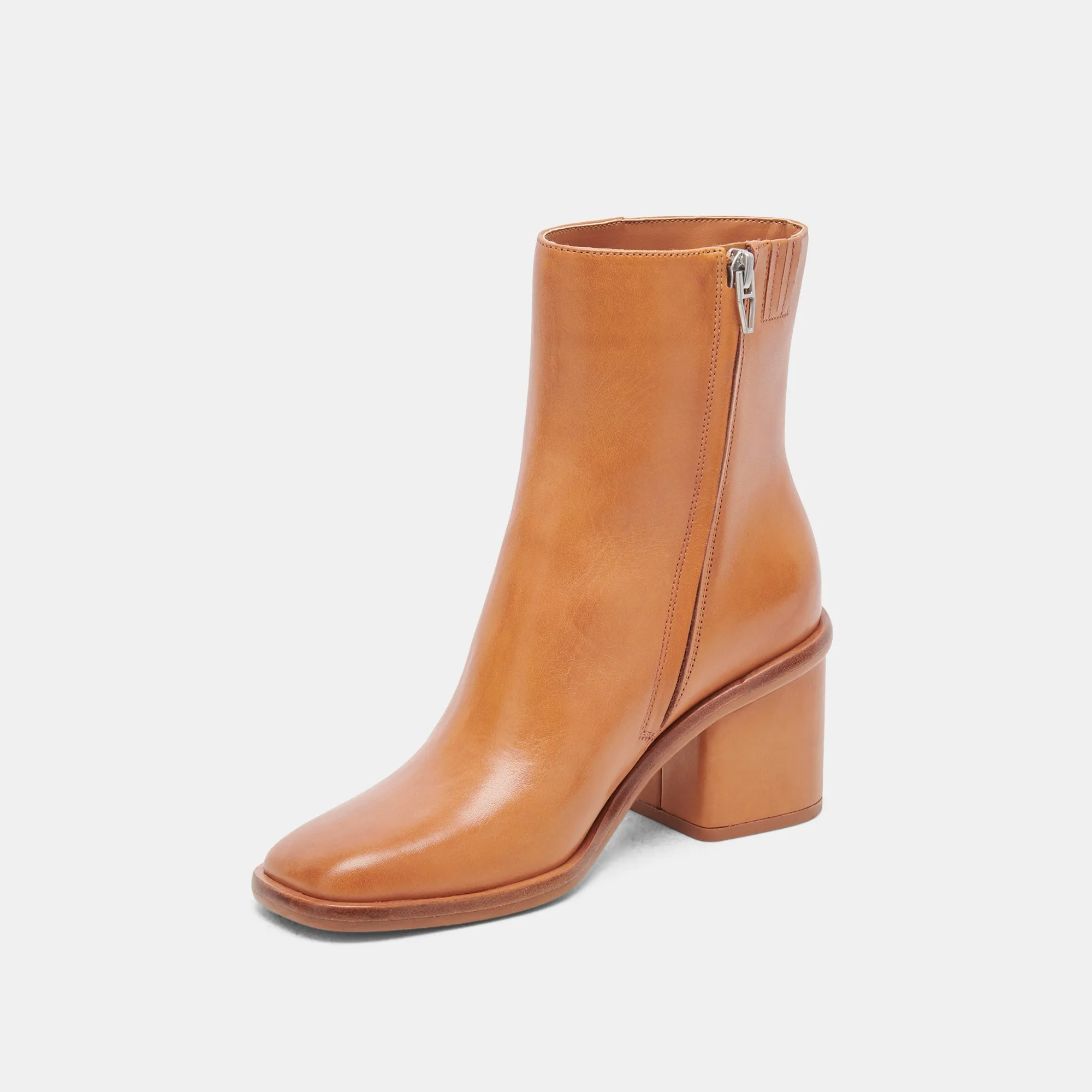 BOTTINES ÉLÉGANTES EN CUIR TAN