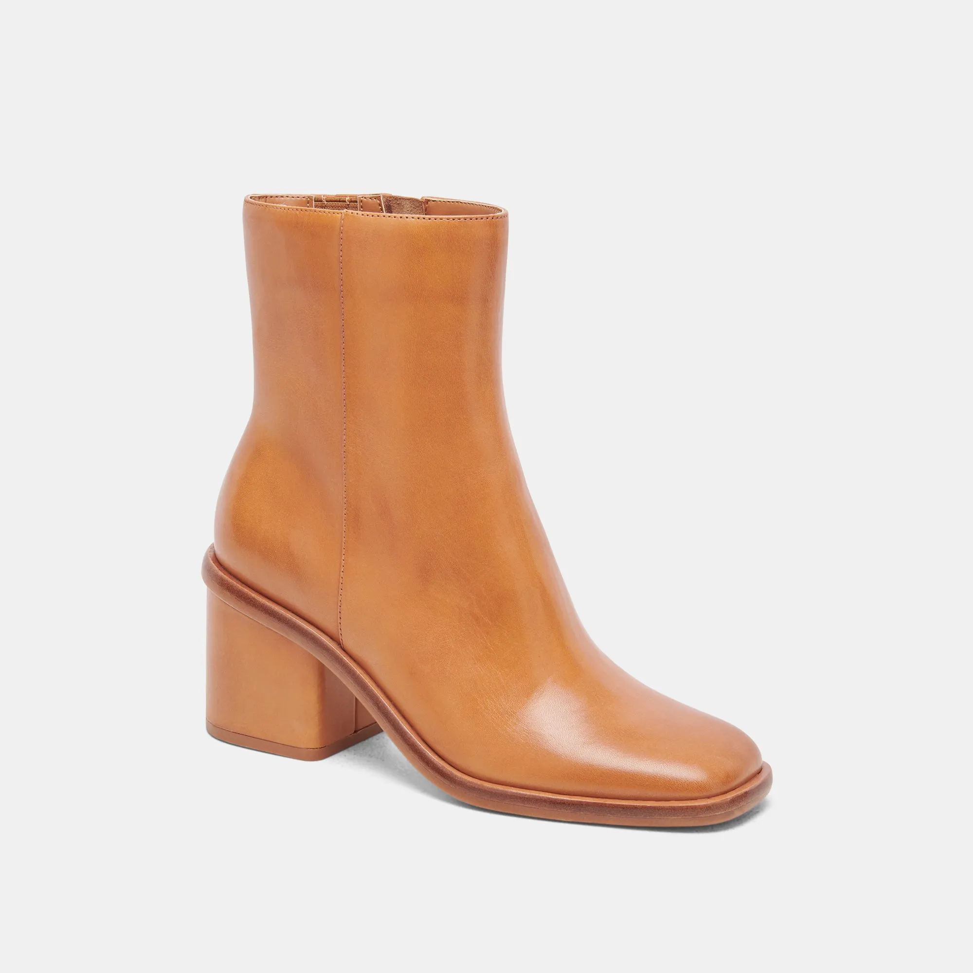 BOTTINES ÉLÉGANTES EN CUIR TAN