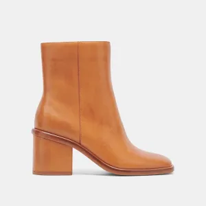 BOTTINES ÉLÉGANTES EN CUIR TAN