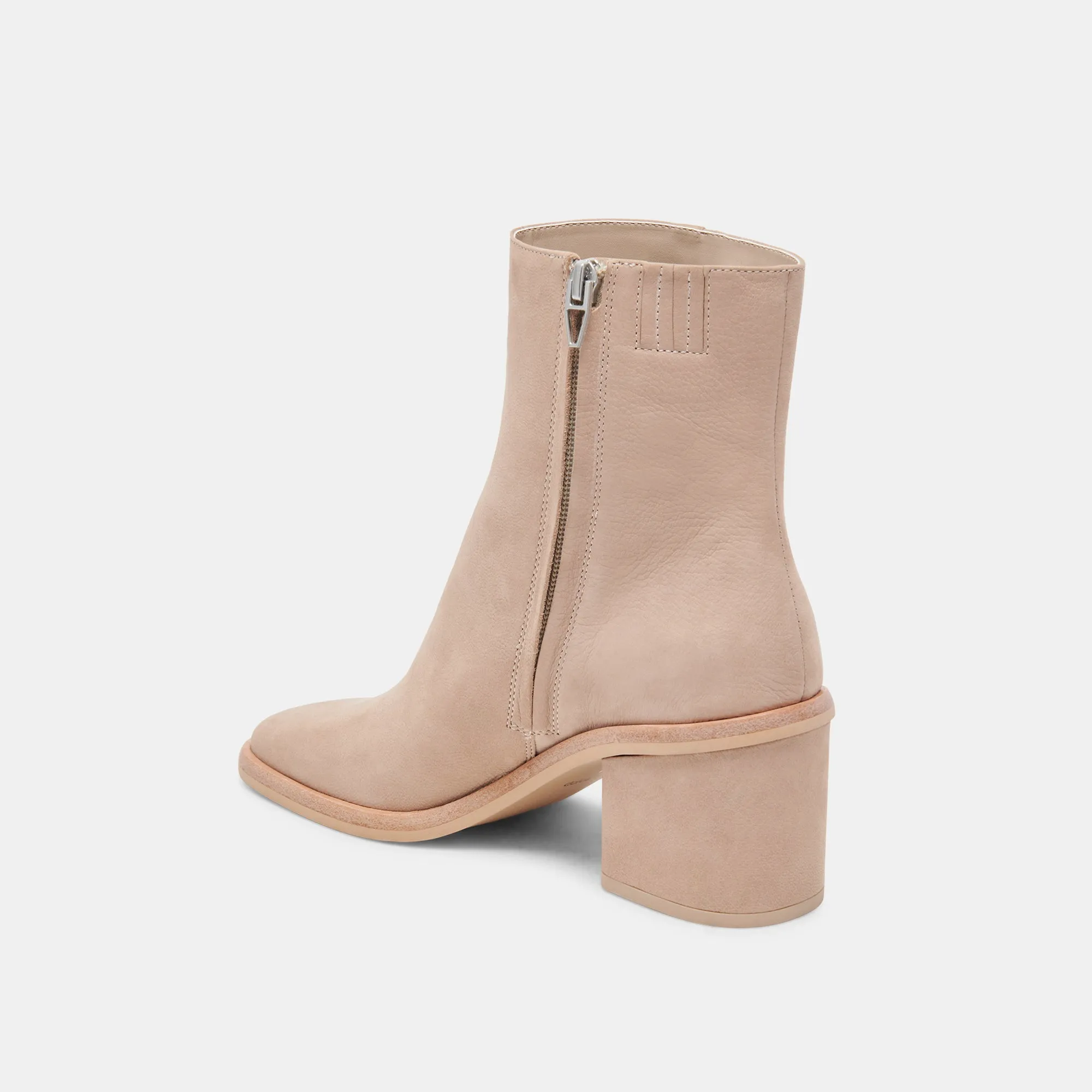 BOTTINES ÉLÉGANTES TAUPE NUBUCK