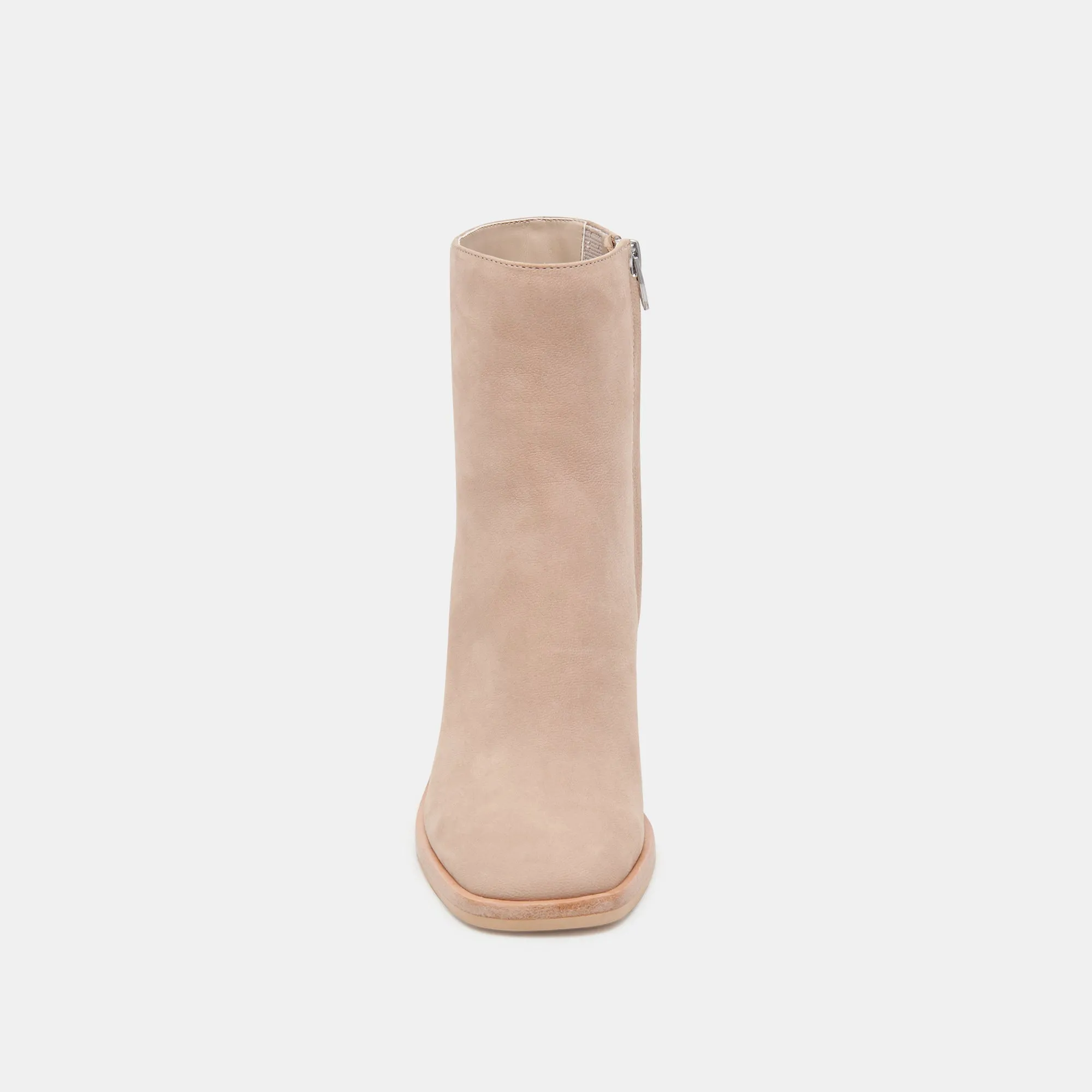 BOTTINES ÉLÉGANTES TAUPE NUBUCK
