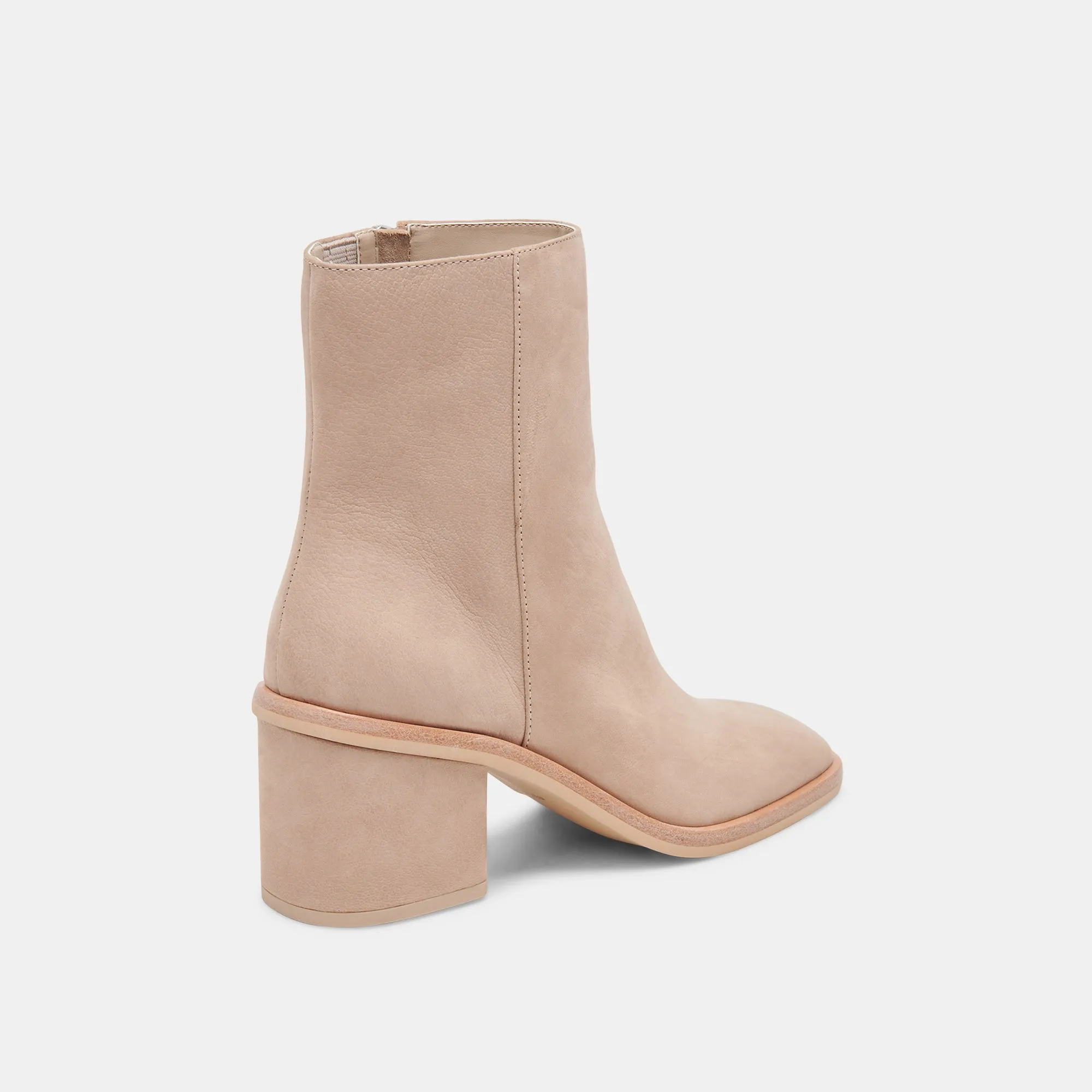 BOTTINES ÉLÉGANTES TAUPE NUBUCK