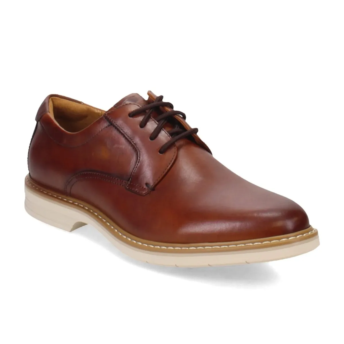 Florsheim Oxford à bout rond pour homme - Cognac