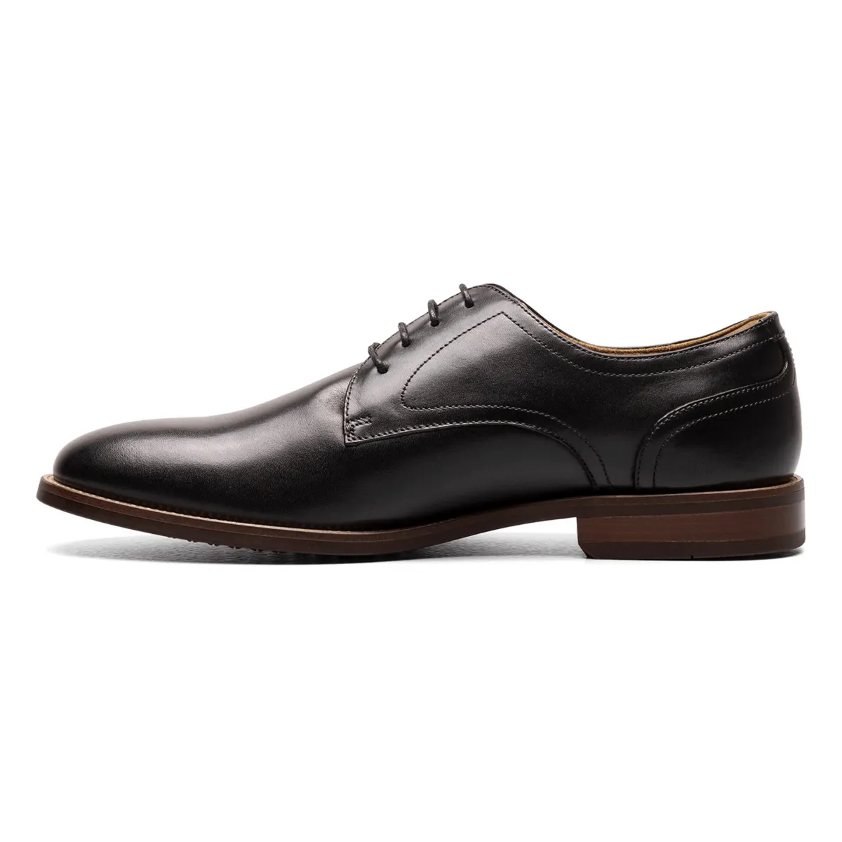 Florsheim Richelieu à bout rond en cuir noir pour homme