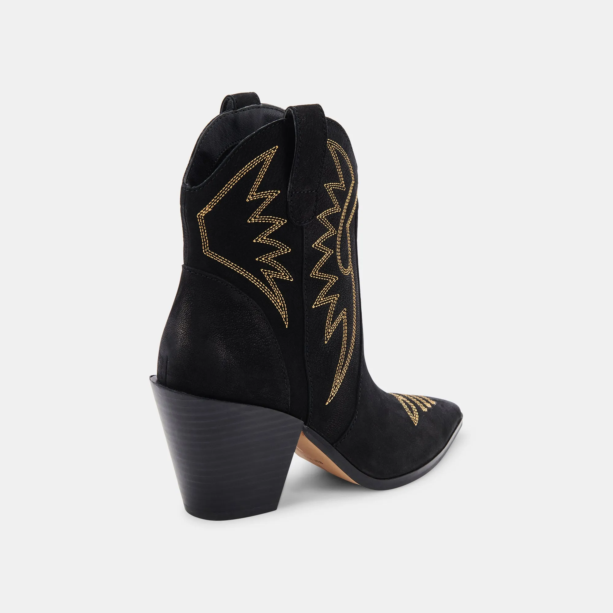 BOTTINES GINNI NOIR NUBUCK