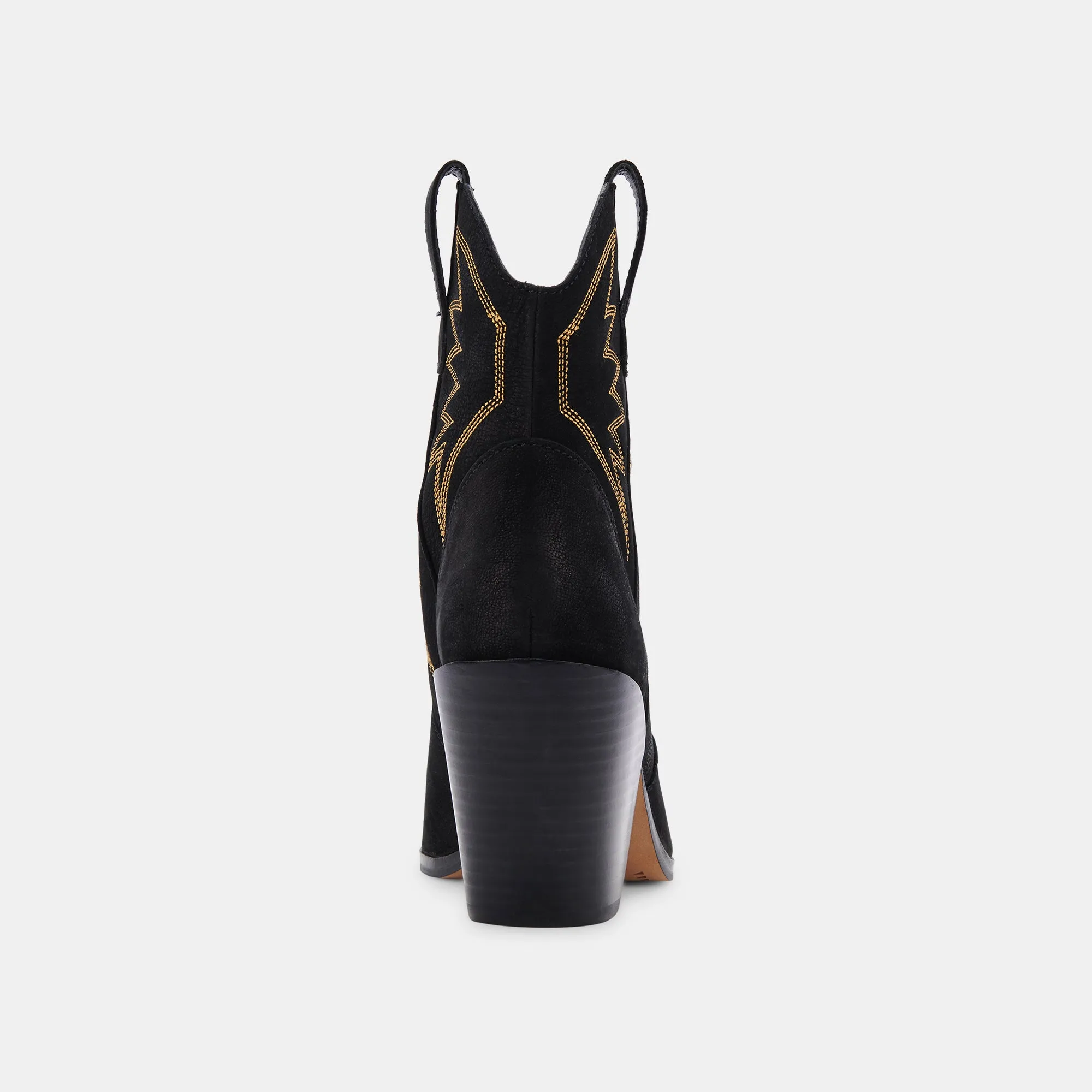BOTTINES GINNI NOIR NUBUCK
