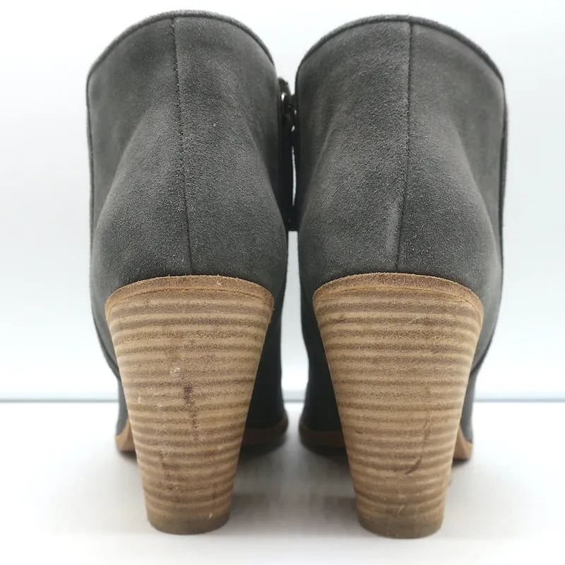 Bottes chevilles Giuseppe Zanotti Nicky en daim gris taille 38.5 à bout pointu