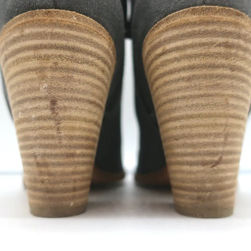 Bottes chevilles Giuseppe Zanotti Nicky en daim gris taille 38.5 à bout pointu