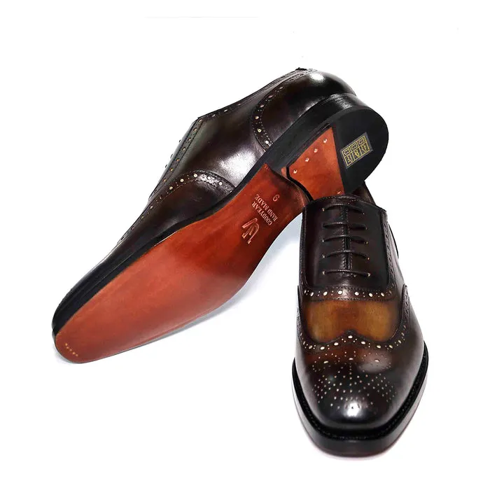 Chaussures Oxford H et H à lacets - Cognac