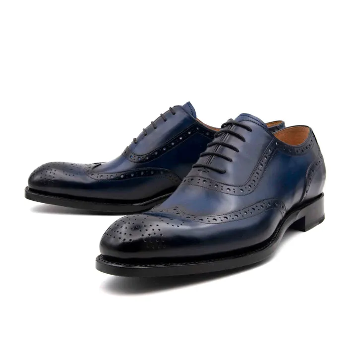 Chaussures Oxford H et H à lacets - Marine