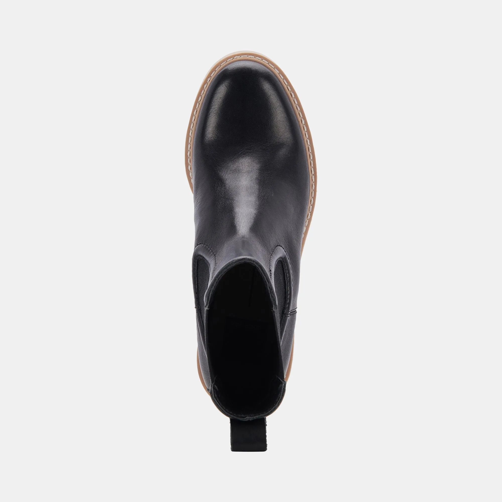 BOTTINES HAWK H2O EN CUIR NOIR