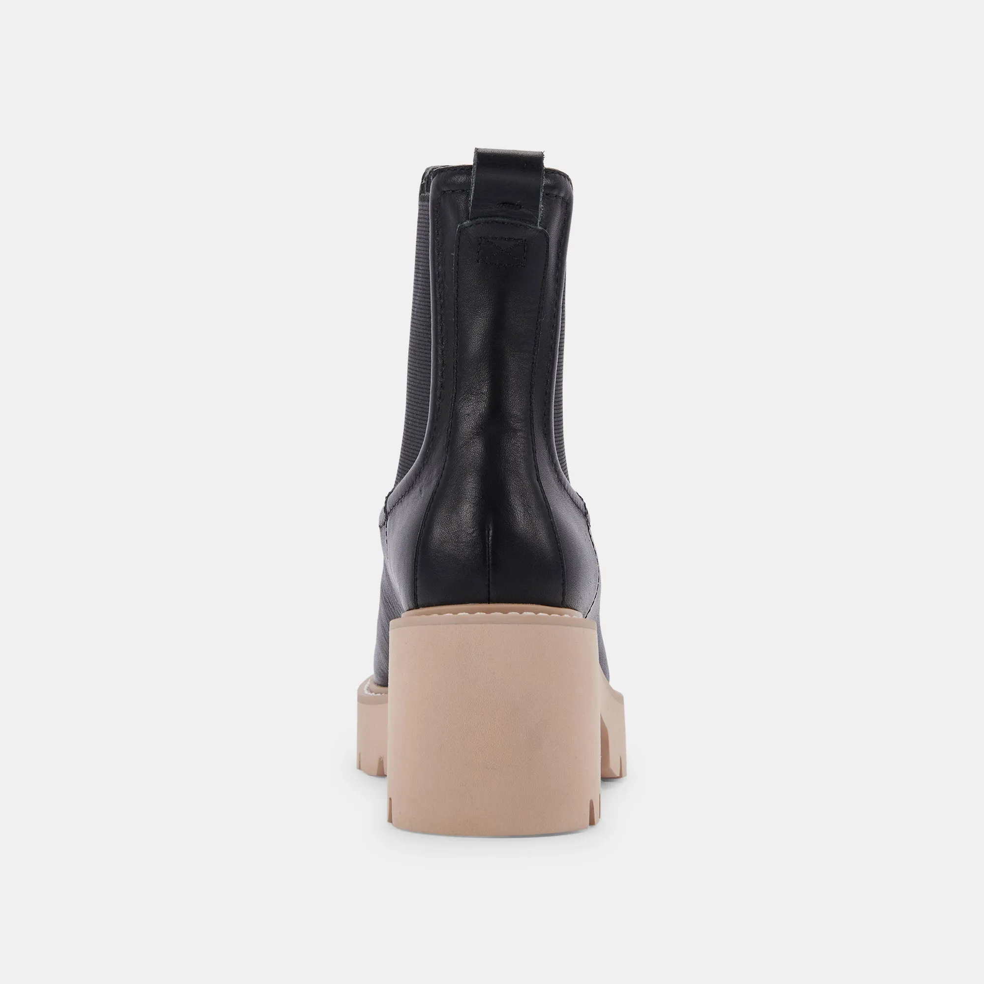 BOTTINES HAWK H2O EN CUIR NOIR