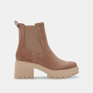 BOTTINES HAWK H2O EN DAIM CHAMPIGNON