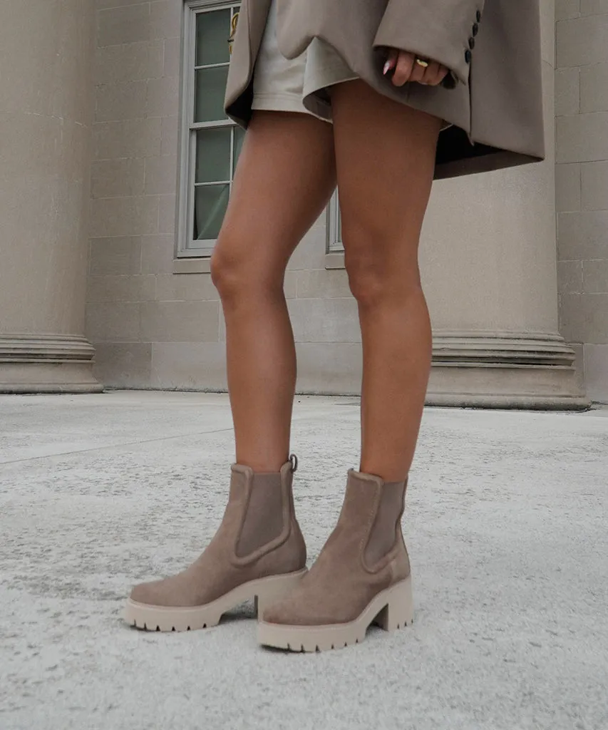 BOTTINES HAWK H2O EN DAIM CHAMPIGNON