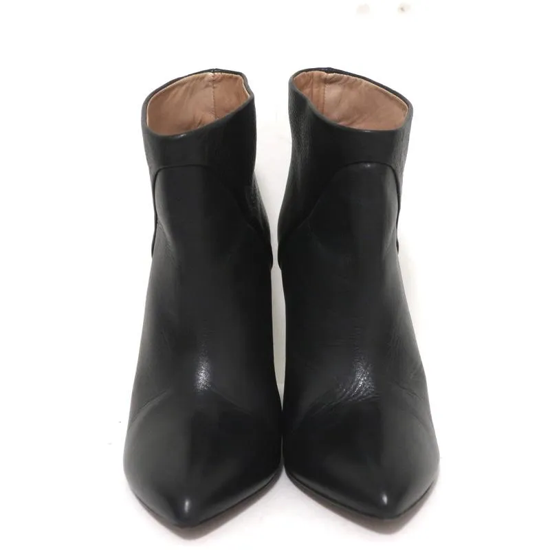 Bottes cheville IRO en cuir noir pointure 37 à bout pointu