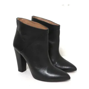 Bottes cheville IRO en cuir noir pointure 37 à bout pointu