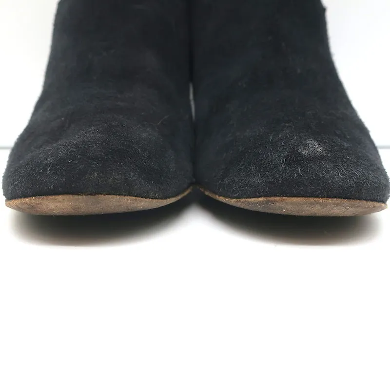 Bottes chelsea Isabel Marant Dicker en daim noir taille 38, style western