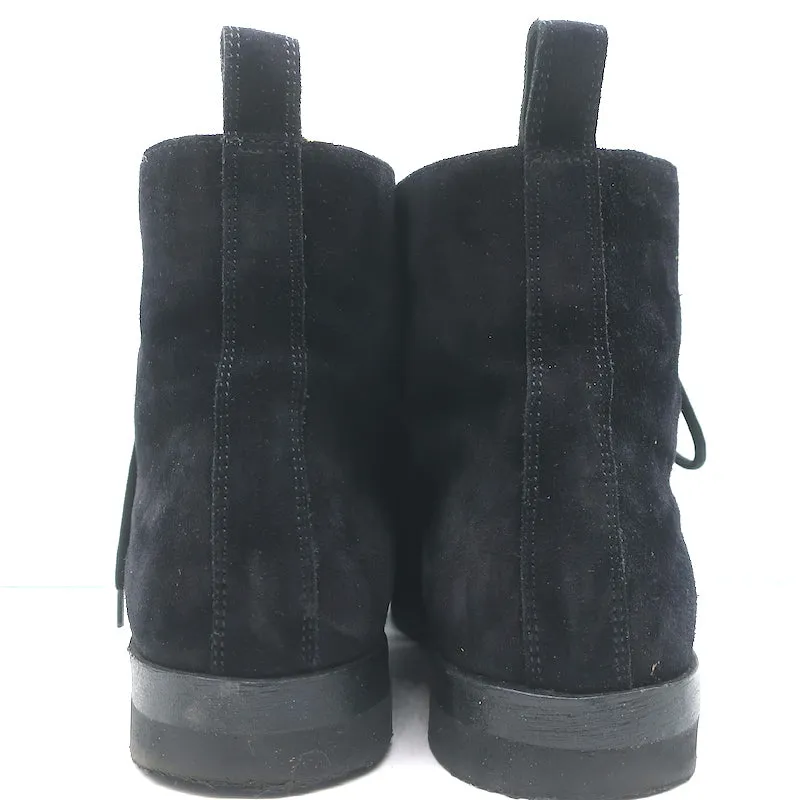 Bottines Jenni Kayne Canyon en Suède Noir avec Doublure en Mouton Taille 41 à Lacets