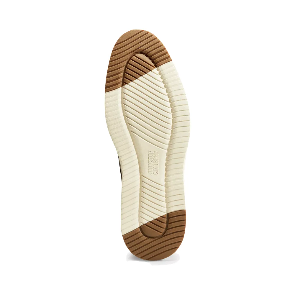 Johnston & Murphy Chaussures Oxford en cuir à lacets à bout rond pour homme Upton en couleur tan