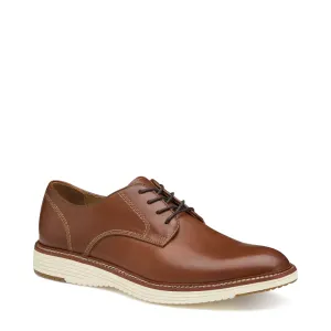 Johnston & Murphy Chaussures Oxford en cuir à lacets à bout rond pour homme Upton en couleur tan