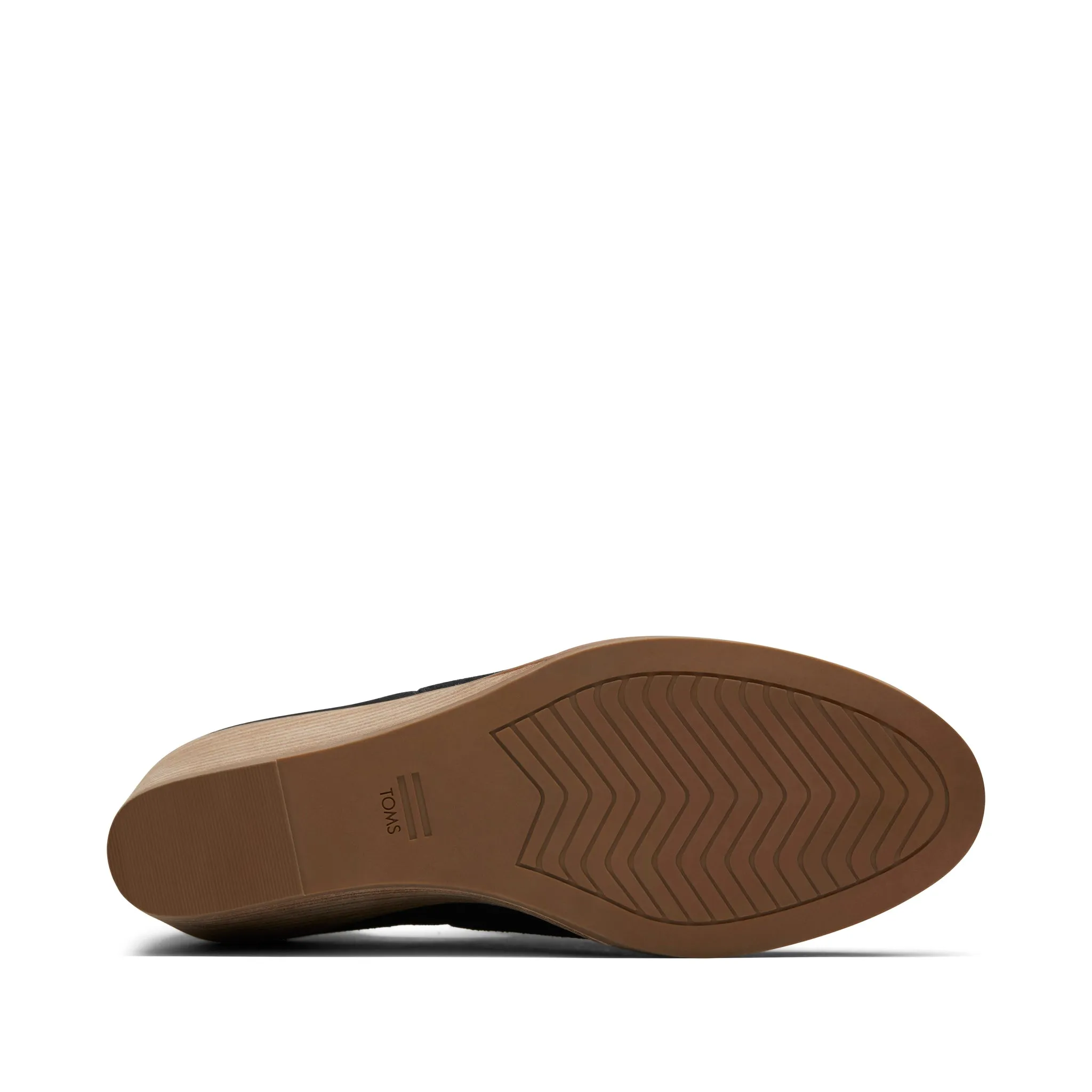 Botte à talon compensé en daim noir Kallie
