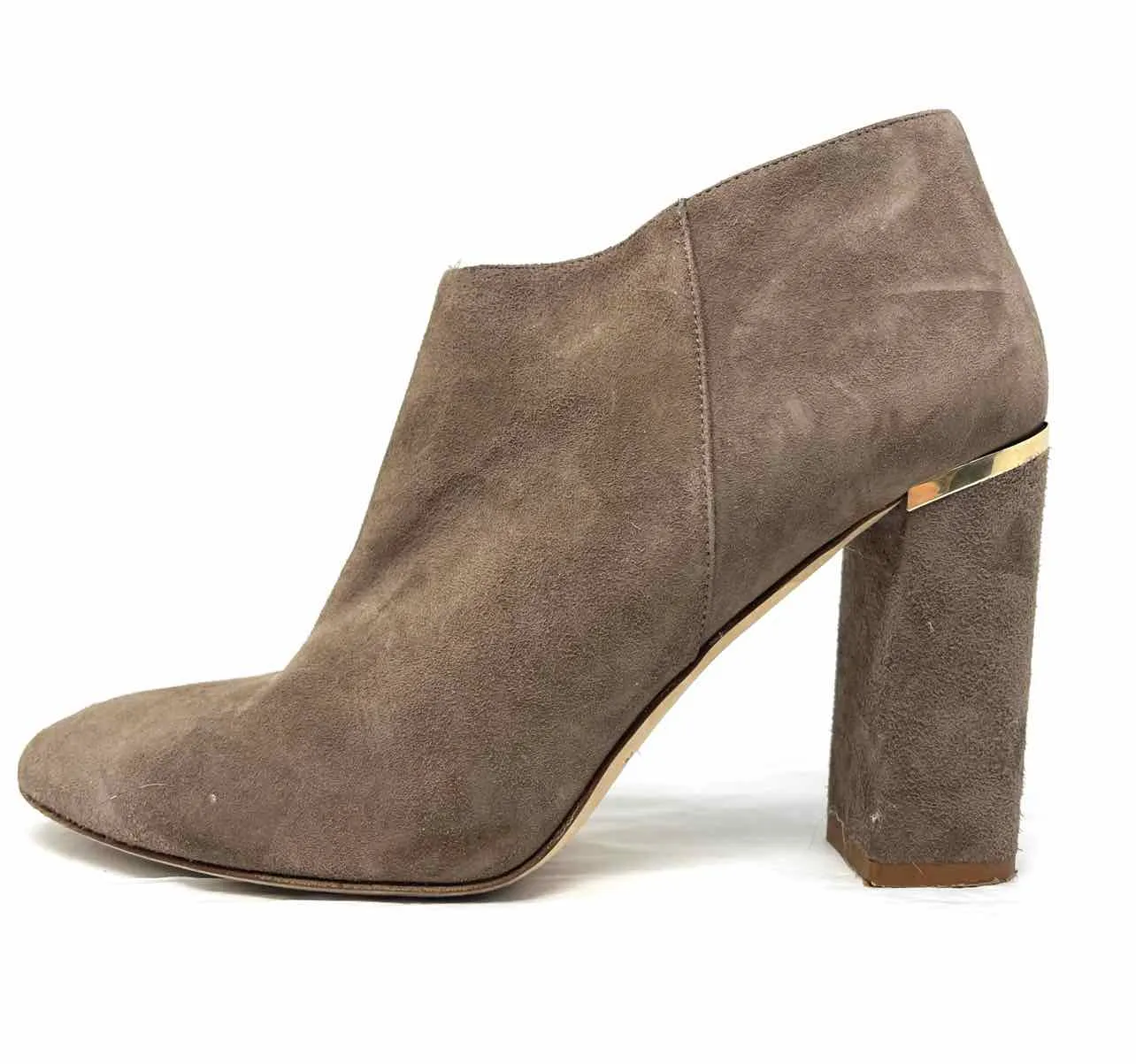 Bottes chelsea en daim taupe avec fermeture éclair Kate Spade taille 9.5