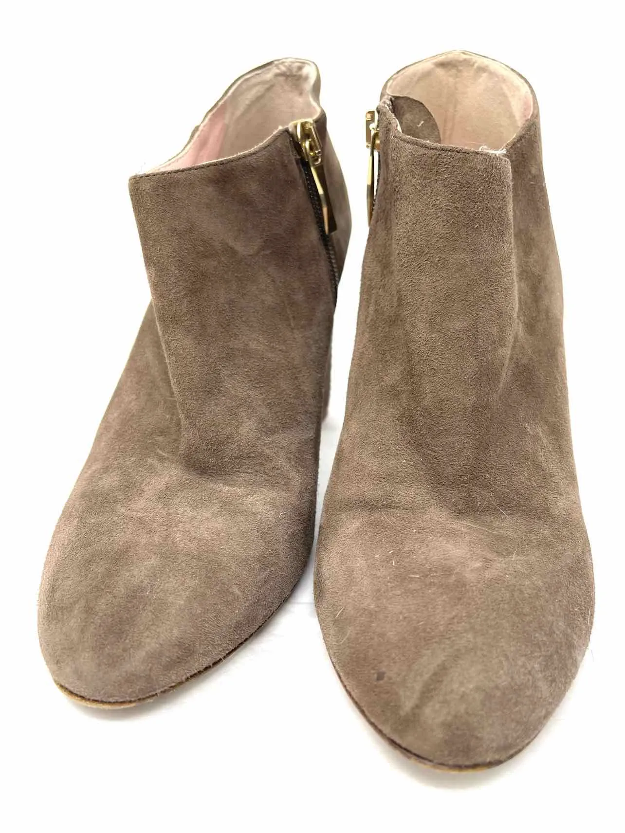 Bottes chelsea en daim taupe avec fermeture éclair Kate Spade taille 9.5