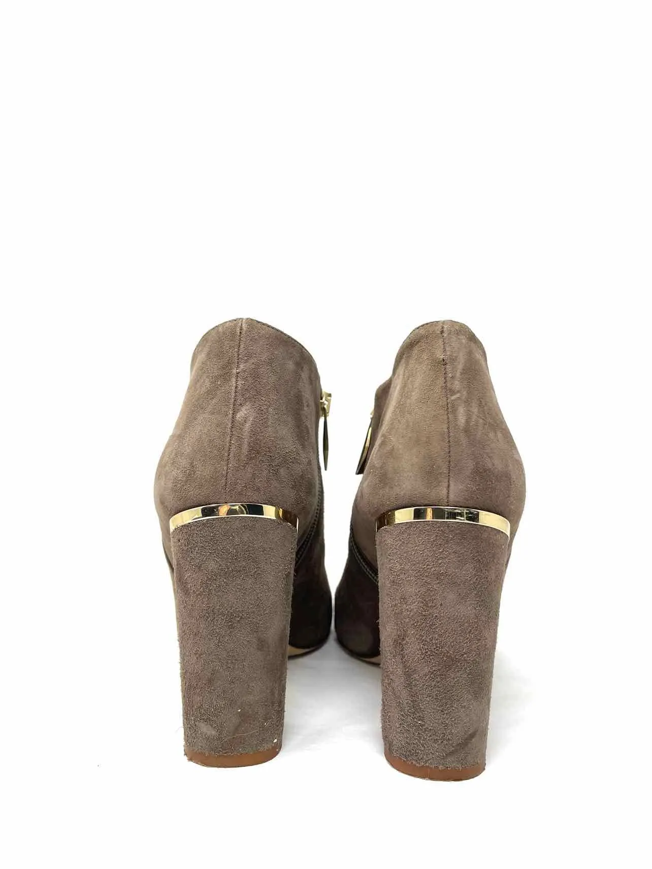 Bottes chelsea en daim taupe avec fermeture éclair Kate Spade taille 9.5