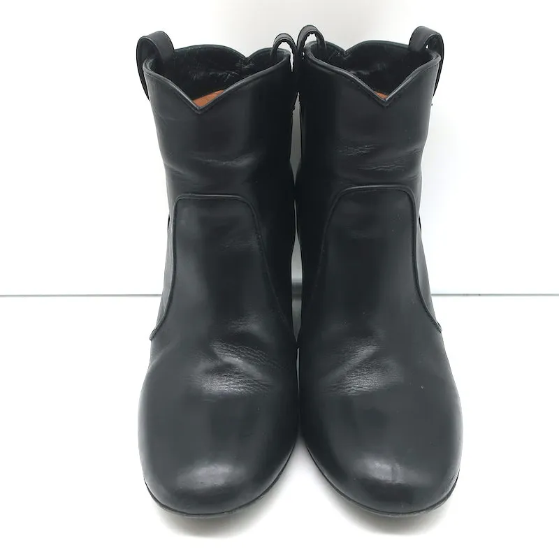 Bottes cheville Pete en cuir noir Laurence Dacade Taille 37.5 Bottines à talon haut