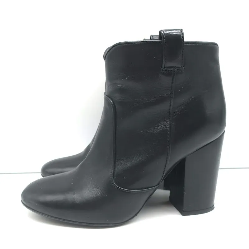 Bottes cheville Pete en cuir noir Laurence Dacade Taille 37.5 Bottines à talon haut