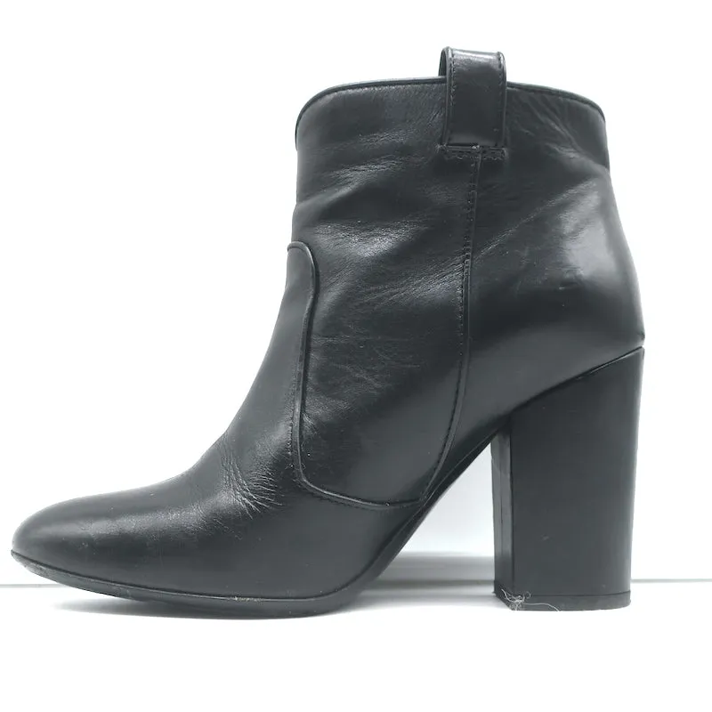 Bottes cheville Pete en cuir noir Laurence Dacade Taille 37.5 Bottines à talon haut