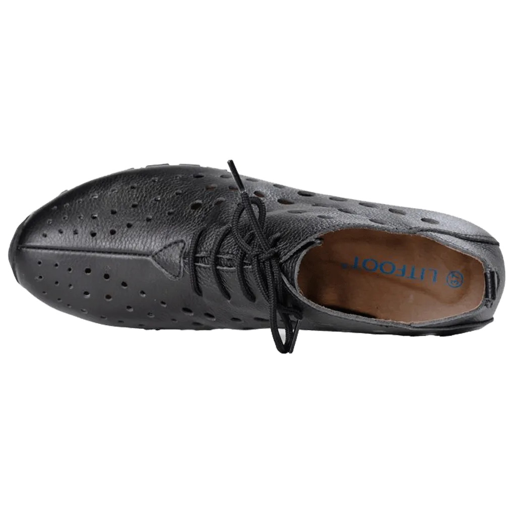 Oxford Litfoot pour Femmes LF9010 en Cuir Noir