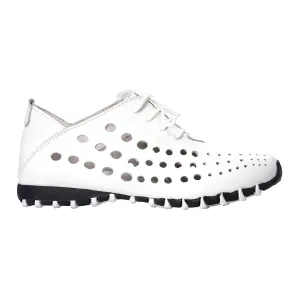 Oxford Femme Litfoot LF9010 en Cuir Blanc