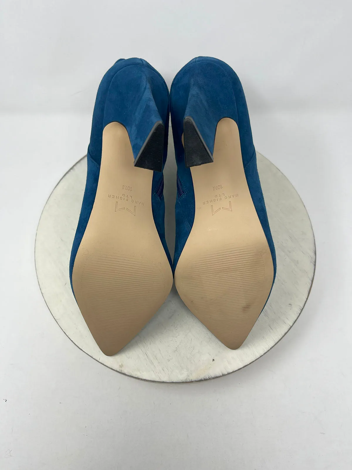 Bottines Marc Fisher en daim bleu vert taille 10 neuves avec étiquette