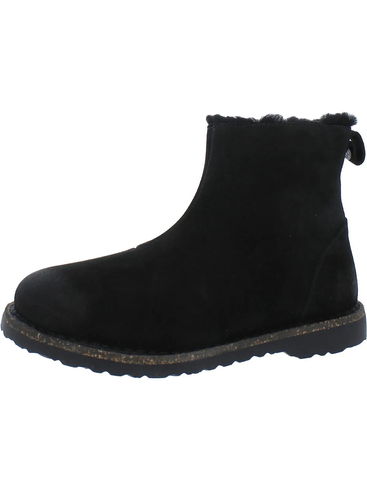 Bottines Melrose en daim avec semelle intérieure en peau de mouton pour femmes